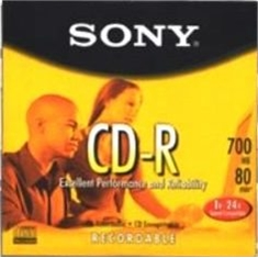 MÍDIA SONY CD-R GRAVÁVEL 700MB 48X 80MIN. - ENVELOPE