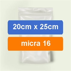 Nylon Poli 20cm X 25cm (Micra 16) - SACO SET NP 20 X 25 X 0,016