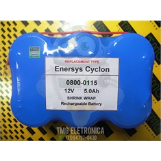 0800-0115 - BATERIA, Battery 0800-0115 Cyclon Enersys Monobloc Battery - 12Volts 5.0Ah Enersys Cyclon 0800-0115 Battery - 12V 5.0Ah Sealed Lead Rechargeable (Shrink Wrap) - 0800-0115 - Bateria Similar, Battery Cyclon Enersys Monobloc - 12Volts 5.0Ah Rechargeable (Shrink Wr