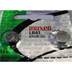 LR41 Bateria LR41 1,5V Alcalina Tipo Moeda, Bateria para Equipamentos, Brinquedos, Relógios, Button Cell Batteries Watches - LR41 - Battery,Toys & Watch/ MAXELL