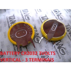 CR2032- Bateria Lithium 3Volts, Tipo Moeda, Botão, Battery 3.0V Lithium, Battery Coin, Button Cell Batteries, Coin Battery - Terminal Modelo Nº59