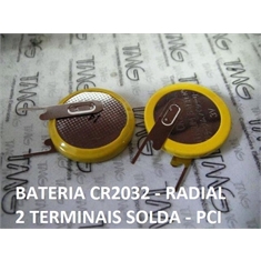 CR2032- Bateria Lithium 3Volts, Tipo Moeda, Botão, Battery 3.0V Lithium, Battery Coin, Button Cell Batteries, Coin Battery - Terminal Modelo Nº77