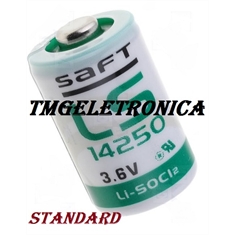 LS14250 - Bateria Lithium LS14250 3.6Volts, Size 1/2AA Lithium Thionyl Chloride SAFT Battery, LS14250 Battery - LS14250 3,6V - TERM. AXIAL