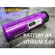 SL-560 - Bateria 3,6V Lithium Alta Temperatura, SL560 LITHIUM size AA 3.6v, High Temperature Lithium Battery SL560 - HIGH TEMPERATURE  55°C Á 130°C NOT Rechargeable - SL-560 Tadiran,High Temp AA Lithium (Standard)