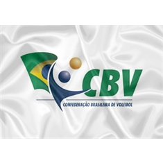 Confederação Brasileira De Voleibol - Tamanho: 0.70 x 1.00m