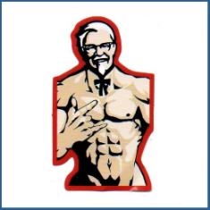 Adesivo KFC (Turbinado)