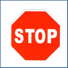 Adesivo Stop Sign