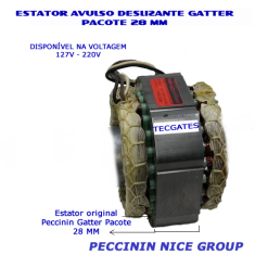 Estator Avulso Motor Mono Deslizante Gatter 60hz-Pc28 127V ou 220V - 220V