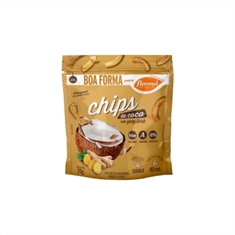 Chips de Coco com Gengibre 20g - Flormel