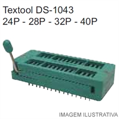 SOQUETE.ZIF 40 PINOS TEXTOOL