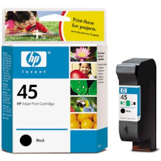 Cartucho HP de impressão Inkjet 51645AL (45) preto