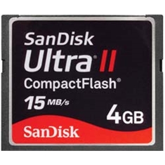 Memory Card SANDISK CompactFlash Ultra-II 4GB