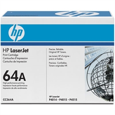 Toner HP de impressão Laserjet CC364A (64A) preto