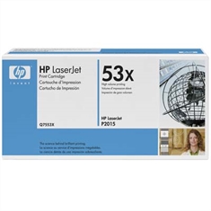 Toner HP de impressão Laserjet Q7553X (53X) preto - alto rendimento