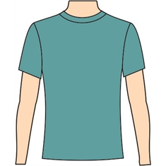 Ref. 129 - Molde de Camiseta Masculina SLIM - KIT PAPEL 60 GRAMAS - PP/P/M/G