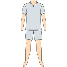 Ref. 150 - Molde de Pijama Masculino - 02 anos