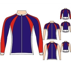 Ref. 344 - Molde de Camiseta Esportiva de Ciclista Masculina c/ Recorte - GG