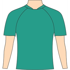Ref. 388 - Molde de Camiseta Esportiva de Futebol s/ Recortes - G