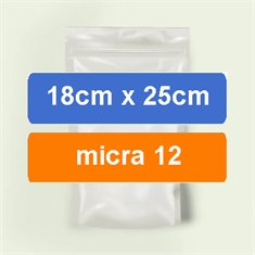 Nylon Poli 18cm X 25cm (Micra 12) - SACO SET NP 18 X 25 X 0,012