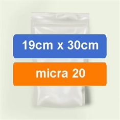 Nylon Poli 19cm X 30cm (Micra 20) - SACO SET NP 19 X 30 X 0,020