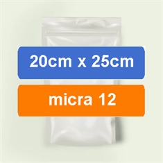 Nylon Poli 20cm X 25cm (Micra 12) - SACO SET NP 20 X 25 X 0,012