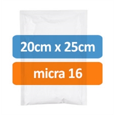 Tamanho: 20cm X 25cm (Micra 16) - SET NP 20 X 25 X 0,016
