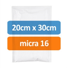 Tamanho: 20cm X 30cm (Micra 16) - SET NP 20 X 30 X 0,016