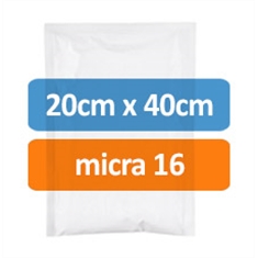 Tamanho: 20cm X 40cm (Micra 16) - SET NP 20 X 40 X 0,016