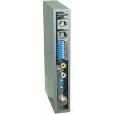 Demodulador de canal com saída em Áudio e Vídeo - Ref: 2081 - Demodulador de Canal Ágil - VHF, UHF e Cabo do 02 ao 139 (55,25 ~ 883,25 MHz) saída A&V