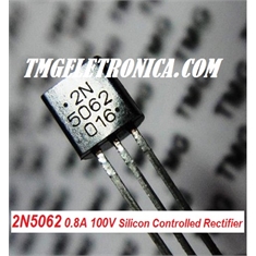2N5062 - TRANSISTOR 2N5062 THYRISTOR SCR Silicon Controlled Rectifier - 3Pin TO-92 - 2N5062- TRANS. SCR 0.8A 100V TO92