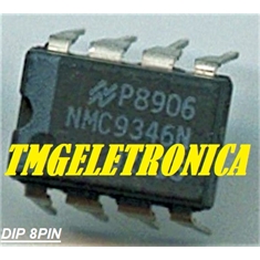 9346 - CI NMC9346N, MC9346N EEPROM Serial 1Kbit 64 +6 to -0.3V; 1024-bit serial electrically ERASABLE PROGRAMMABLE MEMORY - DIP 8Pinos - NMC9346N, EEPROM Serial 1Kbit 64 +6 to -0.3V; 1024-bit serial electrically