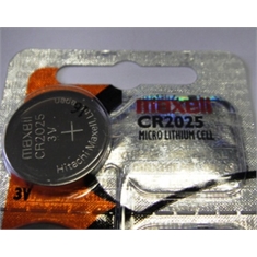 CR2025 - Bateria Lithium 3Volts, Tipo Moeda, Botão, CR2025 Battery 3.0V Lithium, Battery Coin, Button Cell Batteries, Coin Battery. - CR2025 - MAXELL