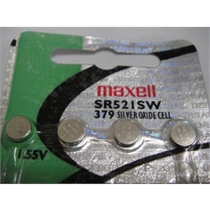 SR521 - Bateria para Relógios SR521SW - Button Cell Batteries Watches - SR521SW (SR379) - - Battery Watch/ MAXELL