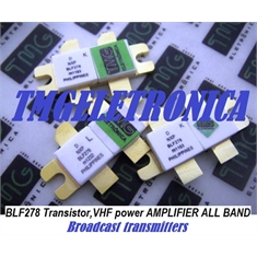 BLF278 - Transistor BLF278, RF POWER MOSFET BLF-278, VHF push-pull power MOS  108MHZ~225MHZ DMOS 250W/500W VHF,FET RF 2CH 125V 108MHZ SOT262A1 - BLF-278 - Transistor RF Power MOSFET