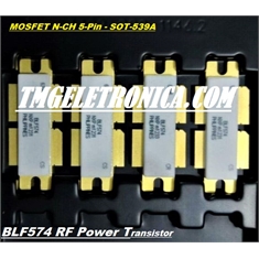 BLF574 - Transistor BLF574, POWER MOSFET N-CH 110V 42A HF / VHF POWER LDMOS TRANSISTOR - 5-Pin SOT-539A - BLF574 -Trans MOSFET N-CH 110V 42A 5-Pin