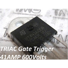 BTA41 - Transistor Triacs BTA41-600, BTA41-700, BTA41-800 - Thyristor TRIAC 600,700,800V 40A - 3Pinos TOP3 Insulated - BTA41-600 - Transistor Thyristor TRIAC 40Amp/600V