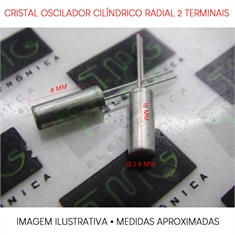 CRISTAL KDS8G - OSCILADOR CILINDRICO RADIAL 2P
