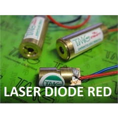 LASER DIODE RED 6Mm X 14Mm - 3V 650nm, 5mW Red Laser Diode - Golden High performance