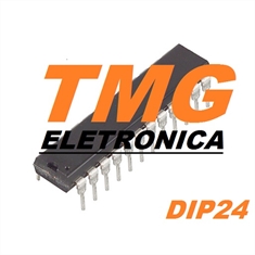 7219 - CI MAX7219 Serially Interfaced Drive Displal Controller, Common Cathode  8-Digit LED - Dip 24Pinos - MAX7219CNG - Interfaced Drive Displal Controller, Common Cathode