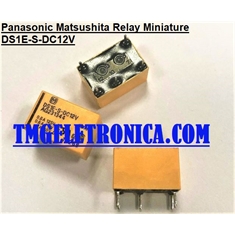 DS1E-S - Relé 12V, DS1ES-DC12V, RELE 12V Panasonic relay Miniature 12V, 2A, (SPDT-NO, NC), 400 mW - 5Pin - DS1E-S-DC12V,  RELE 12V Panasonic relay Miniature 12V, 2A