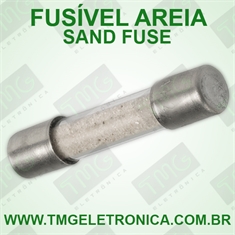 Fusível Areia 5x20mm - Fuse, Cylinder, Time Delay/Slow Acting, Retardo, Sand, 250Volts - Fusível Areia 5x20mm 250V - 0,3Amper (300MA)