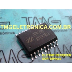 HT9170 - CI HT9170D, Interface DTMF, Receiver, Dual Tone Multi Frequency Decoder - SMD SOP 18Pin - HT9170D, Interface DTMF, Receiver, Dual Tone Multi Frequency Decoder