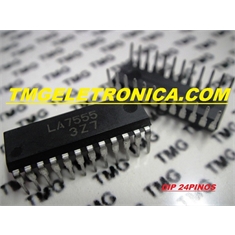 LA7555 - CI IF Signal Processing (VIF+S|F) Circuit for TV/VCR DIP24Pin