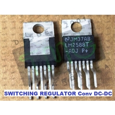 LM2588 - CI LM2588T Conv DC-DC Single Step Voltage Regulators - Switching Regulators - TO-220 7 Pin - LM2588T-5.0, 5.0V 5A TO220