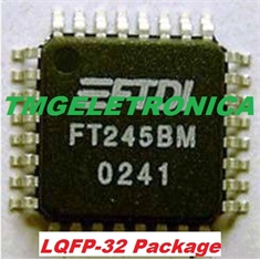 FT245 - CI FT 245, Full Speed USB to parallel FIFO InterfaceL, BUS CONTROLLER, INTERFACE, USB - UART, FIFO  512 x 8, Synchronous FIFO - SMD, Type LQFP, SSOP - FT245BL - USB Interface ICs USB TO PARALLEL FIFO