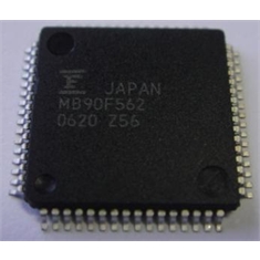 MB90F562 - CI MB90F562B - UART/USART MICROCONTROLLER, MCU 16BIT 64KB FLASH  MB90560, Ac/dc Motor Control - SMD 64LQFP, 64Pin / Obsolete - MB90F562B MICROCONTROLLER, MCU 16BIT 64KB FLASH/Obsolete!!!!