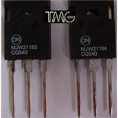 21193 - Transistor MJW21193 AUDIO TRANSISTOR, PNP, 250V, Transistor Polarity:PNP Bipolar BJT 16A 250V 200W - 3Pin TO-3P - MJW21193 AUDIO TRANSISTOR, PNP, 250V, Transistor Polarity:PNP