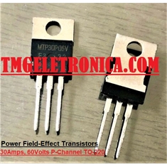 30P06 -Transistor MTP30P06V MOSFET P-CH 60V 30A TMOS V Power Field Effect Transistor - TO-220 3Pin - MTP30P06V MOSFET P-CH 60V 30A TMOS V Power Field Effect
