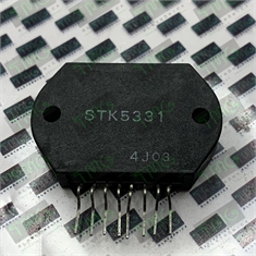 STK5331 - CI STK5331, Power Audio Amplifier SIP 8Pinos
