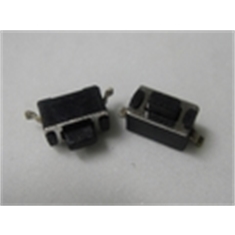 CHAVE TACT SMD 5MM - 3MmX6MmX5Mm PRETO - Tact Switches